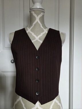 Zara Pinstripe Vest